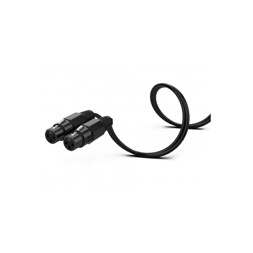 audibax-silver-cable-xlr-macho-2-xlr-hembra-20-cm-negro-comprar