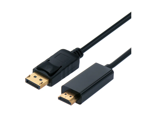 Cable DisplayPort , DP - UHDTV (HDMI), M/M, Negro , 1 m, STANDARD