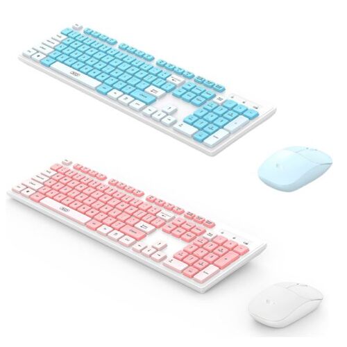 OX Teclado + Ratón Inalámbricos 1200DPI  Azul