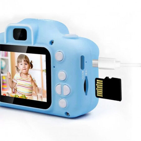 Camara de Fotos Infantil Azul