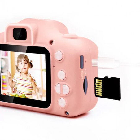 Camara de Fotos Infantil Rosa