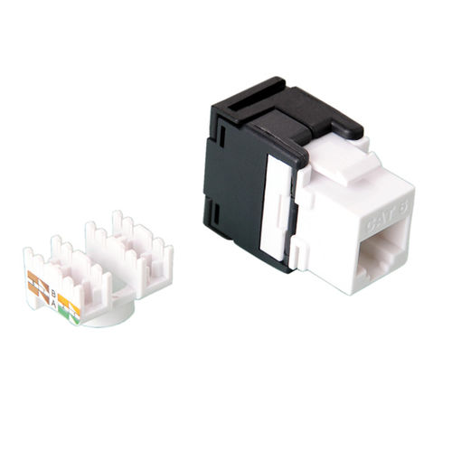 CONECTOR RJ45 HEMBRA CONEXION KEYSTONE SIN HERRAMIENTAS CAT.6 PARA PATCHPANEL Y ROSETA, SIN HERRAMIENTAS COLOR BLANCO VALUE