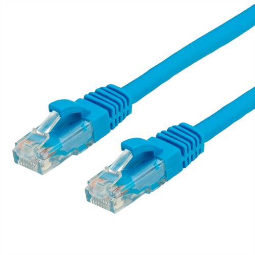 LATIGUILLO RJ45 2 M. CAT.6A UTP AWG 24 CCA  AZUL VALUE