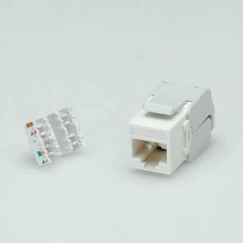 CONECTOR RJ45 HEMBRA/KRONE CAT.6 PARA PATCHPANEL Y ROSETA, COLOR GRIS