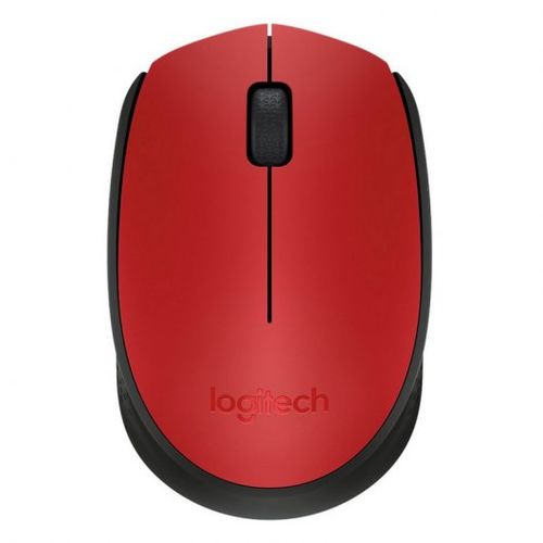 LOGITECH RATON WIRELESS OPTICO M171 ROJO