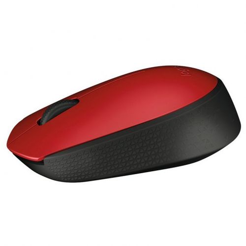 LOGITECH RATON WIRELESS OPTICO M171 ROJO