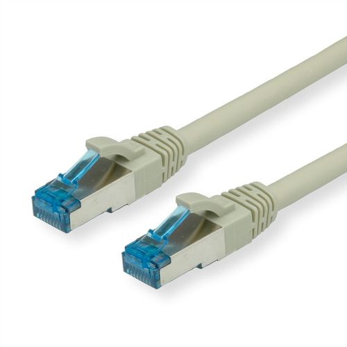 LATIGUILLO RJ45 5 M. CAT.6A S/FTP AWG 27 500 MHZ  COBRE  LIBRE DE HALOGENO GRIS VALUE