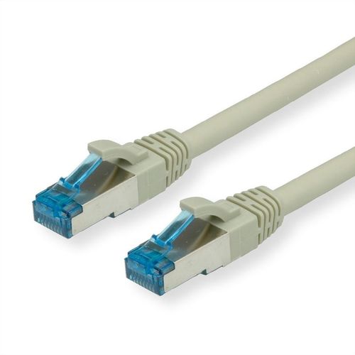 LATIGUILLO RJ45 2 M. CAT.6A S/FTP AWG 27 500 MHZ  COBRE  LIBRE DE HALOGENO GRIS VALUE