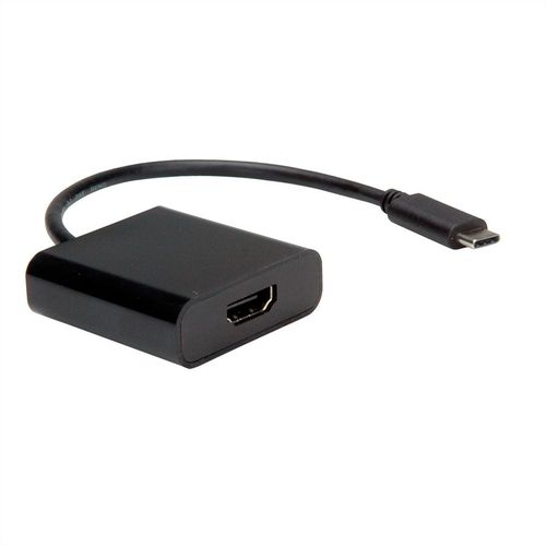 CONVERTIDOR USB3.1 C - HDMI, M/H, 4K2K@60Hz NEGRO VALUE