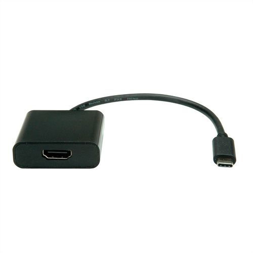 CONVERTIDOR USB3.1 C - HDMI, M/H, 4K2K@60Hz NEGRO VALUE