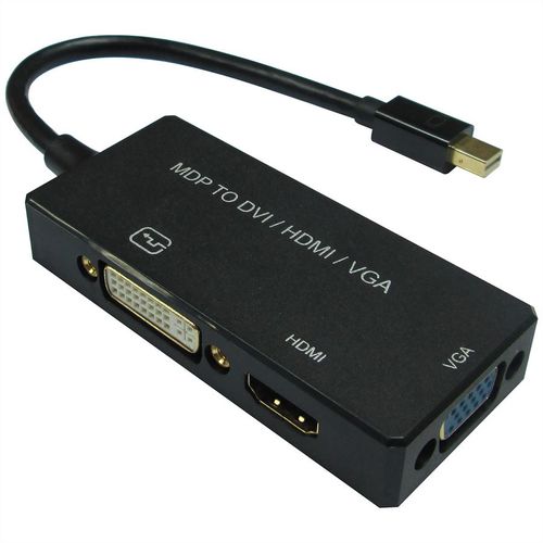 VALUE Mini DisplayPort - DVI/DP/HDMI Adapter, Mini DP M - DVI/DP/HDMI F, v1.2