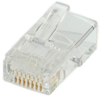 CONECTOR RJ45 8 HILOS CAT.5 UTP (BOLSA 10 UNIDADES)