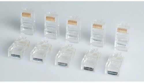 CONECTOR RJ45 8 HILOS CAT.5 UTP (BOLSA 10 UNIDADES)