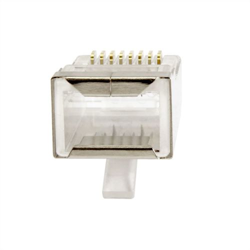 CONECTOR RJ45 8 HILOS CAT.6  S/FTP CON GUIA (BOLSA 10 UNIDADES) VALUE