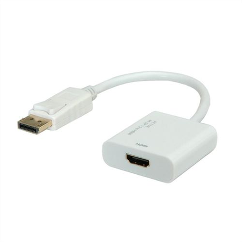 ADAPTADOR 4K, DP-HDMI, M/H,  ACTIVO ROLINE