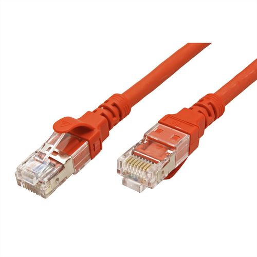 LATIGUILLO RJ45 15 M  S/FTP  CAT.6A, COBRE, LSOH, COMPONENT LEVEL, ROJO, ROLINE