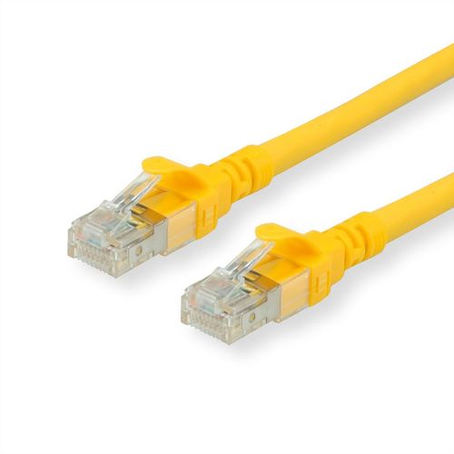 LATIGUILLO RJ45 15 M  S/FTP  CAT.6A, COBRE, LSOH, COMPONENT LEVEL, AMARILLO, ROLINE