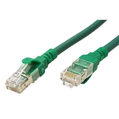 LATIGUILLO RJ45 15 M  S/FTP  CAT.6A, COBRE, LSOH, COMPONENT LEVEL, VERDE, ROLINE