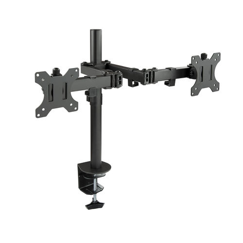 SOPORTE DE MESA PARA 2 MONITORES DE 13" A 32" (8 KG POR BRAZO) VESA 100X100