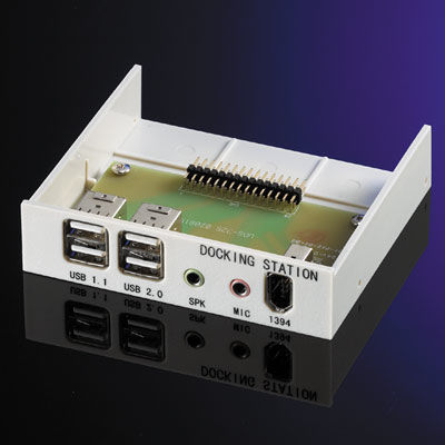 HUB USB 2.0 INTERNO PANEL MULTIFUNCION 2XUSB 2.0 - 2X USB 1.1,  3,5 USB/FIREWIRE/AUDIO