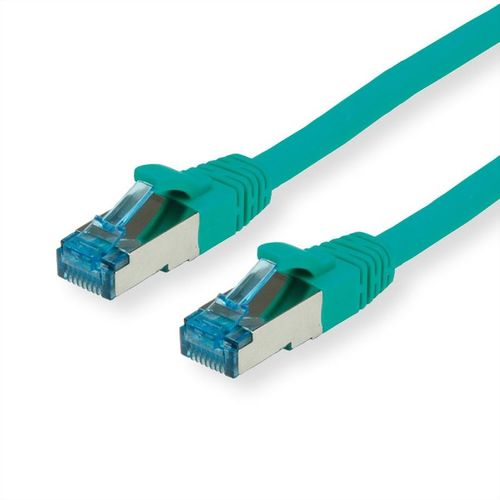 LATIGUILLO RJ45 0,5 M. CAT.6A S/FTP AWG 27 500 MHZ COBRE LIBRE DE HALOGENO VERDE VALUE