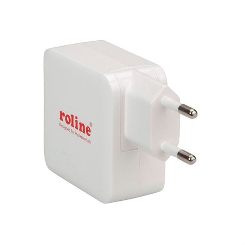 CARGADOR DE PARED USB 1 PUERTO QC3.0. A RED 100-240 V AC - DC 3.6V-6.5V/3A, 6.5V-9V/2A, 9V-12V/2A (max. 24 W), BLANCO ROLINE