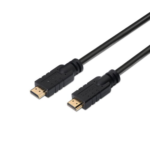 Cable HDMI 30 M.  V1.4 Premium alta velocidad/ HEC 4K@60HZ 18GBPS con repetidor, A/M-A/M, negro