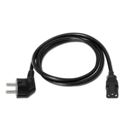 CABLE ALIMENTACION CPU, SCHUKO CEE7/M-C13/H, NEGRO, 100% COBRE PURO AWG18 5 METROS