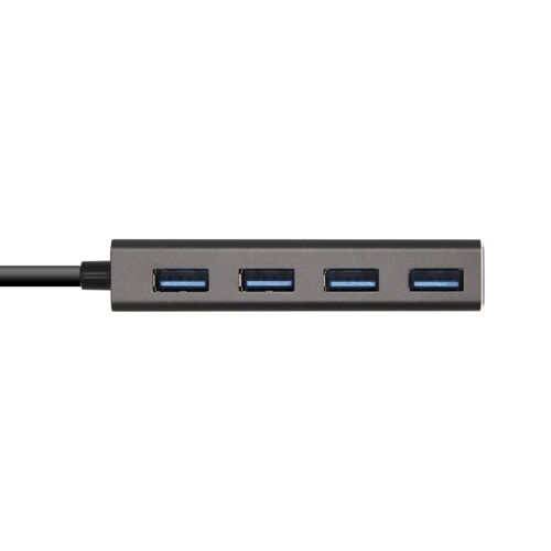 Hub USB 3.1 Tipo-C / 4 Puertos USB 3.0 aisens