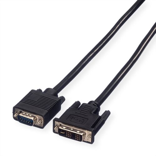 CABLE DVI/VGA 2 M. DVI M (18+5)/HDB15 M VALUE