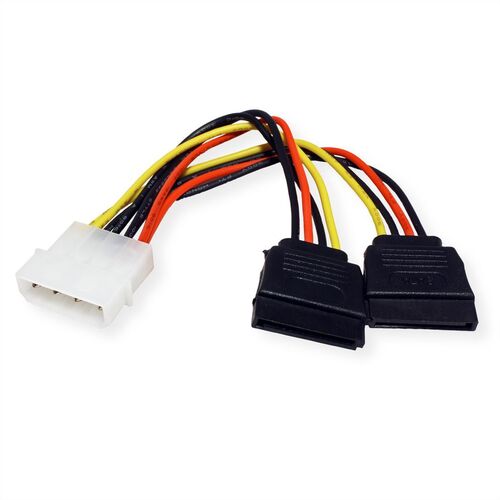 CABLE SATA 0,15 M. ALIMENTACION INTERNA  2 X SATA H / MOLEX  M