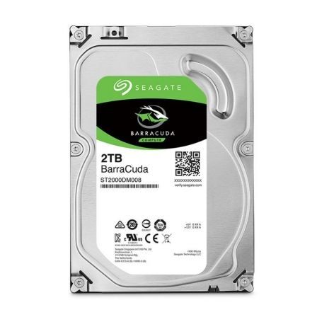 DISCO DURO INTERNO SEAGATE BARRACUDA  2TB - SATA III - 3.5" / 8.89CM - 256MB CACHE ( CANON DIGITAL 3.00 € INCLUIDO )